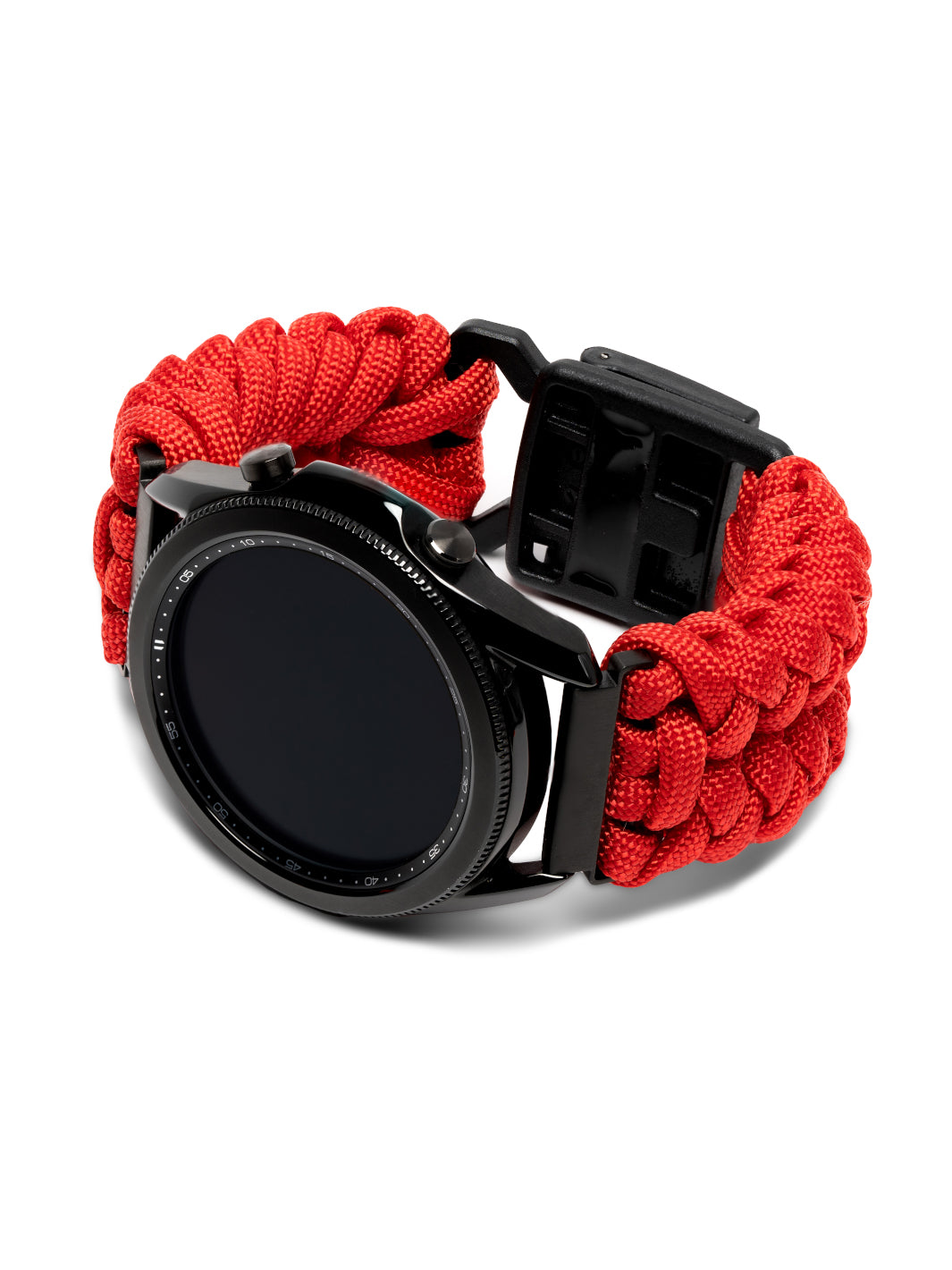 Handcrafted Samsung Galaxy Band Red - Blood - Watch – Strapcord Paracord